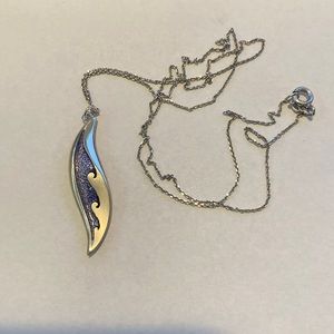 Sterling Silver and Enamel Necklace